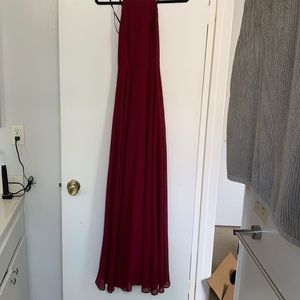 Maroon Lulus dress